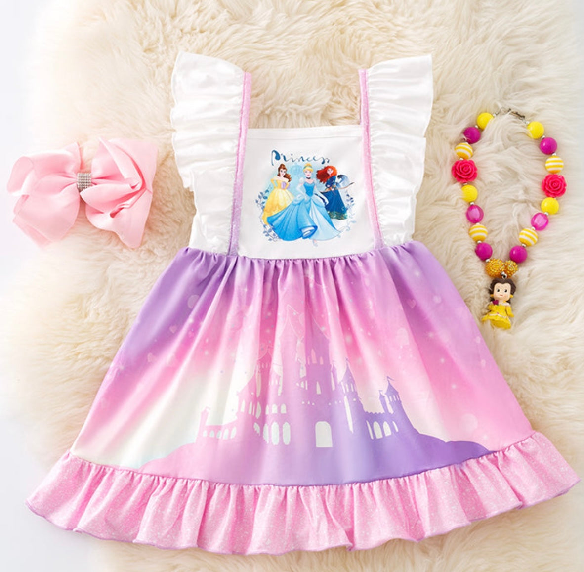 Princess Printed Character Dress